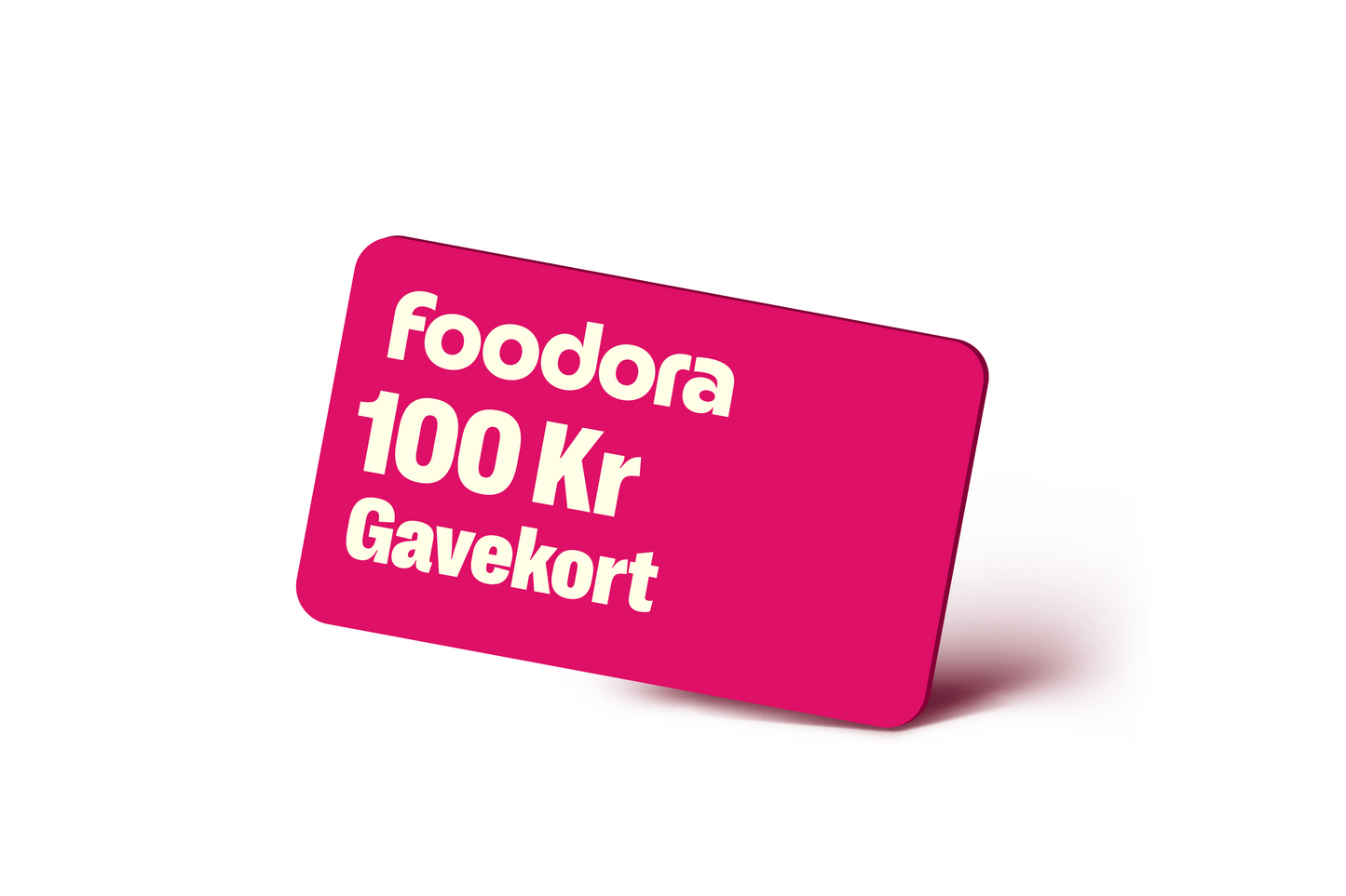 Digitalt foodora gavekort 100kr