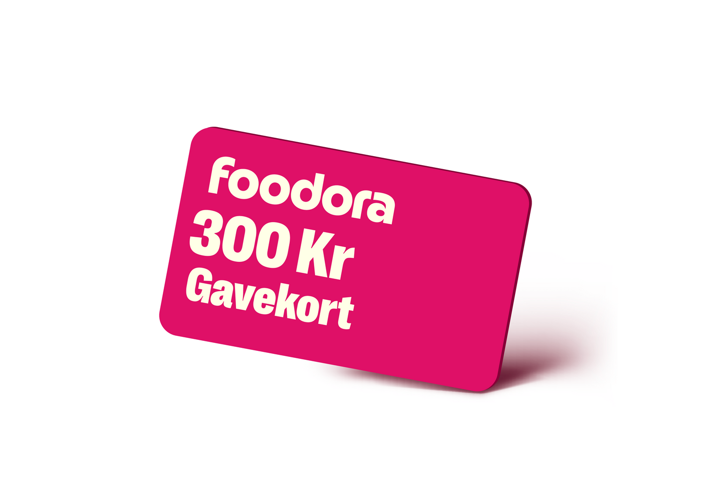 Digitalt foodora gavekort 300kr